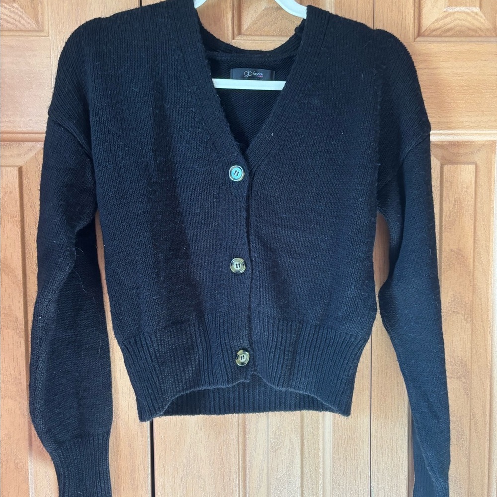 Black Women's Cardigan Sweater